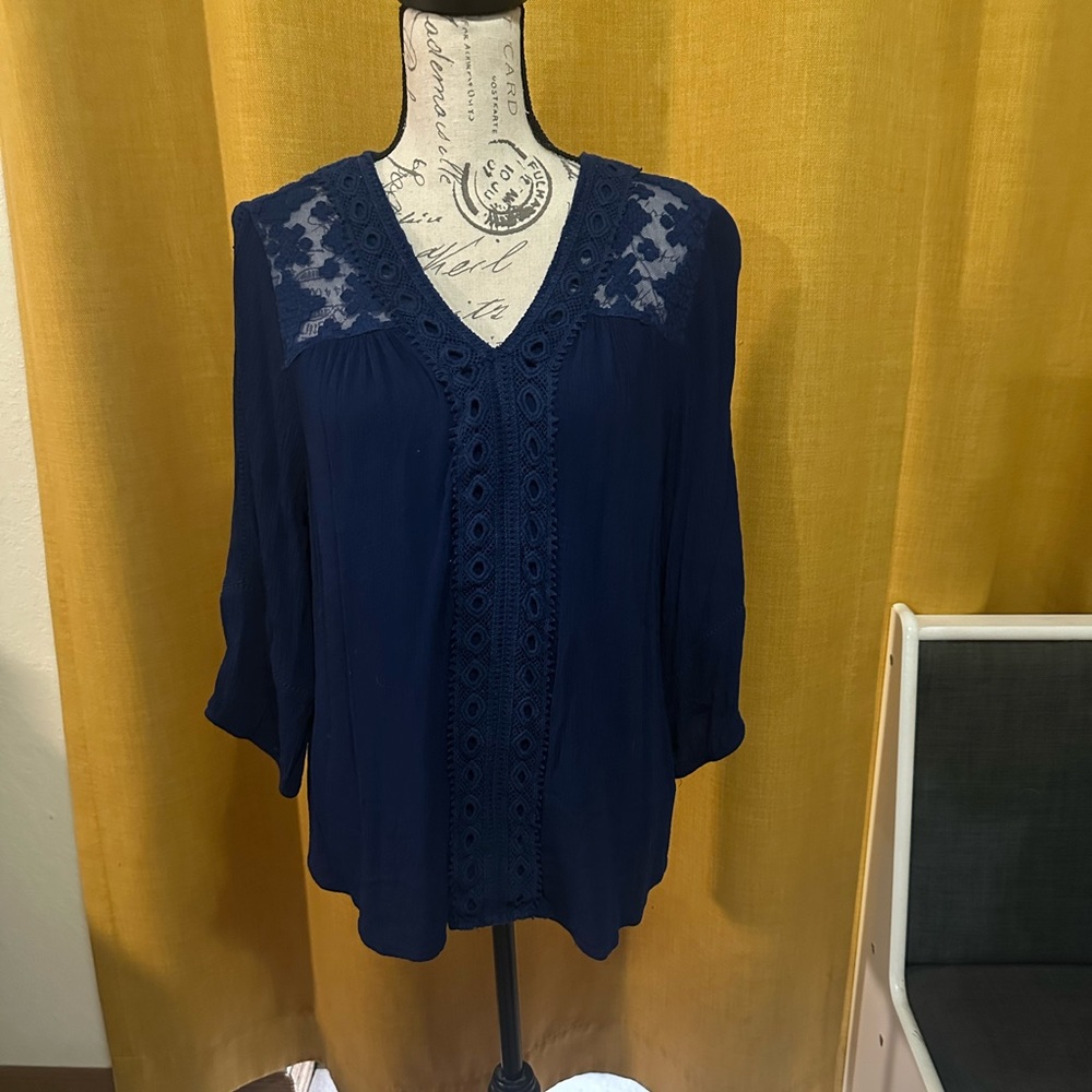 Large New Directions Blue Top
